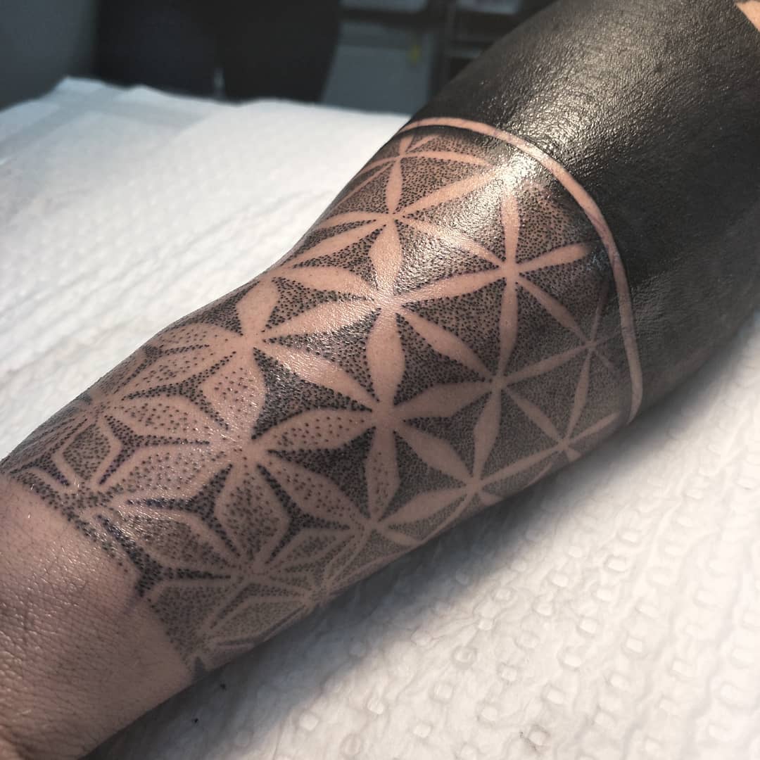Black Work tattoo style by Nicholas Tattoo